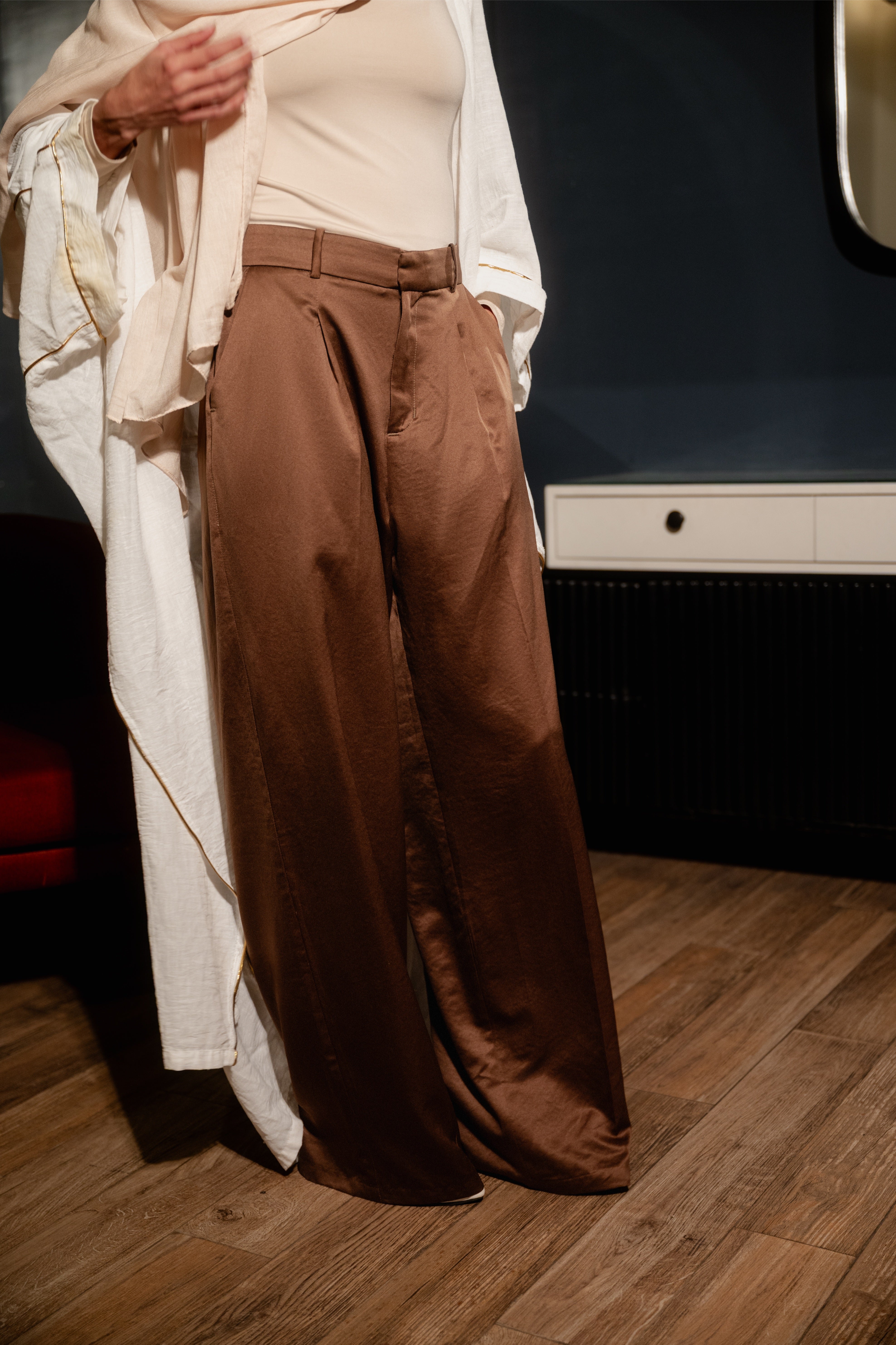 Loose-Darted Ramadan Pants