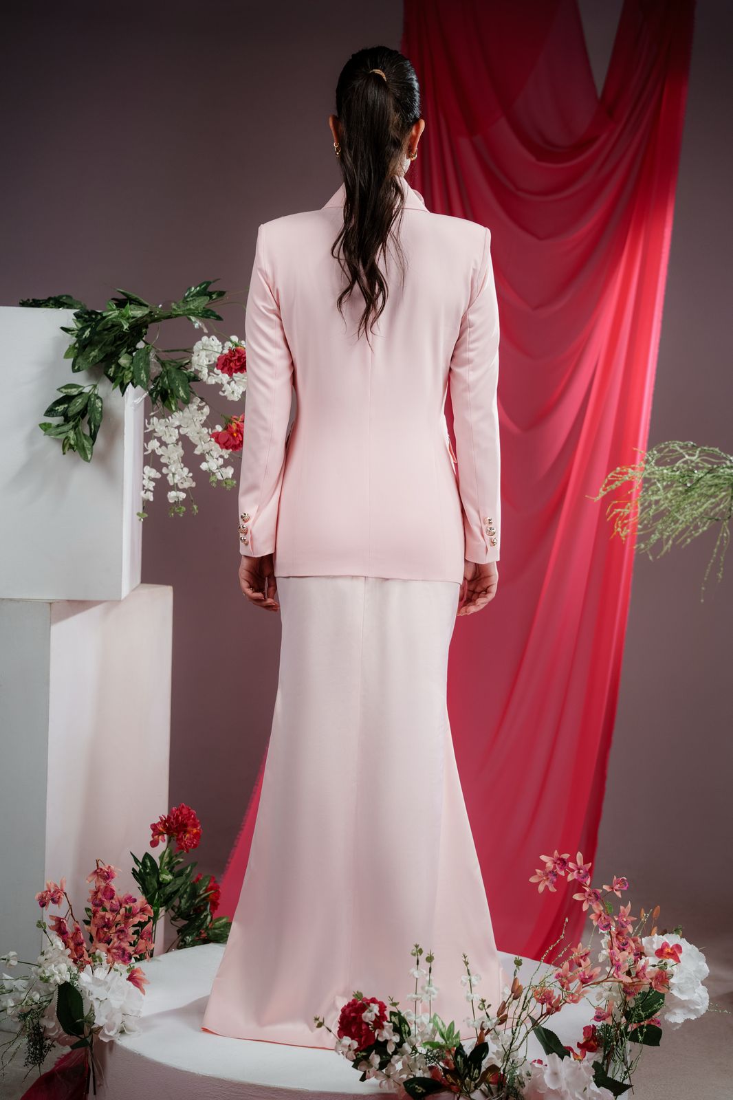 Gabri's Pink Double-Breasted Blazer