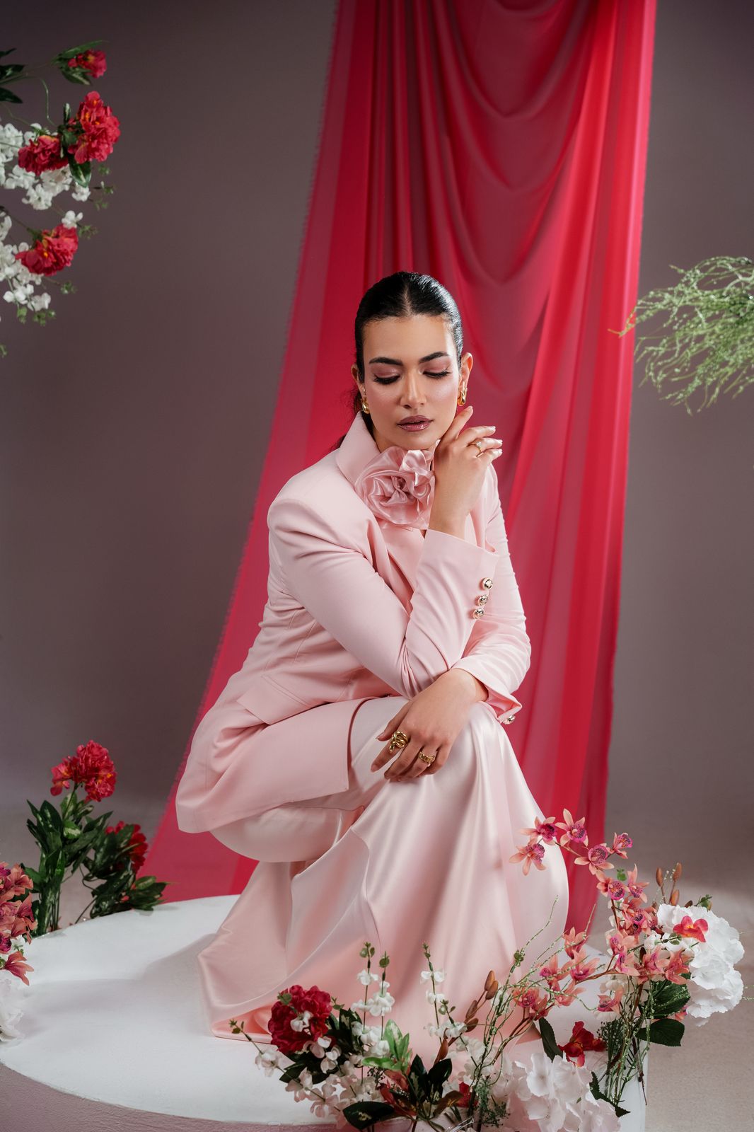 Gabri's Pink Double-Breasted Blazer