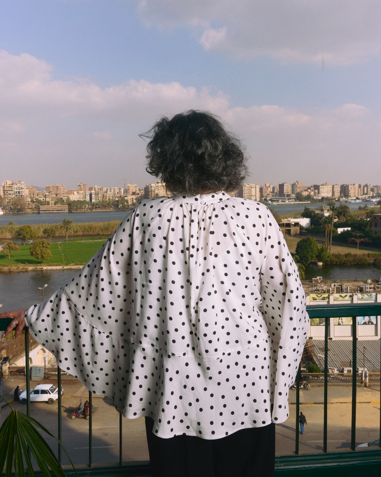 Flowy Polka Dots Blouse