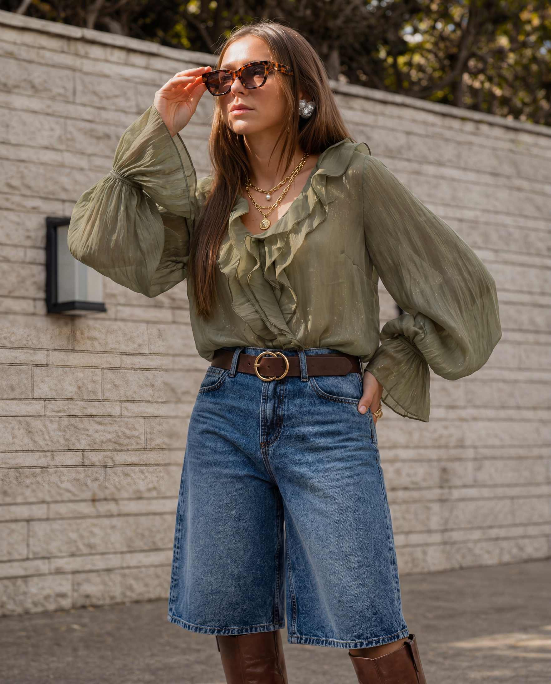 Florette - Ruffled Blouse
