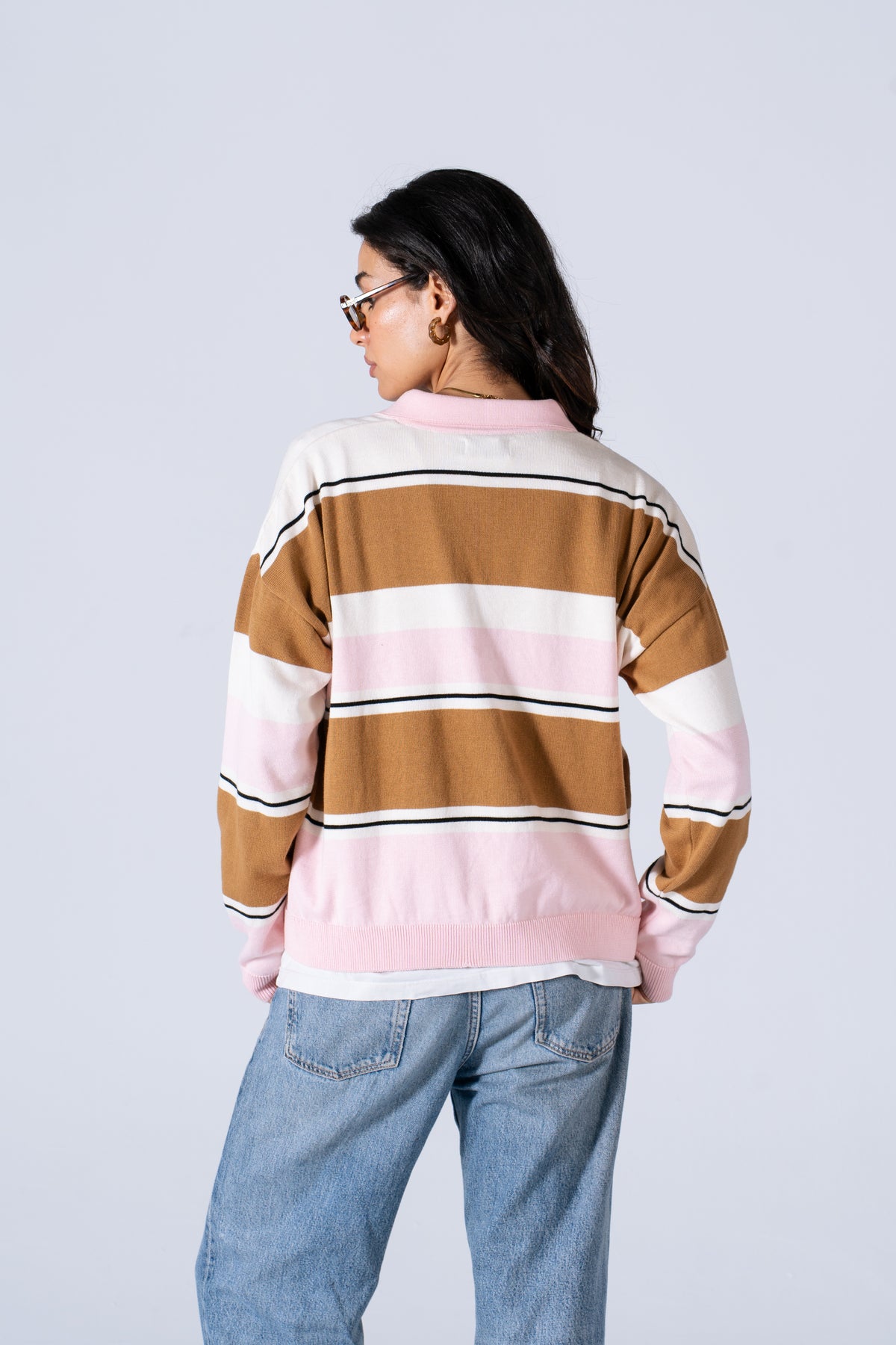 Striped Lounge Knit Top
