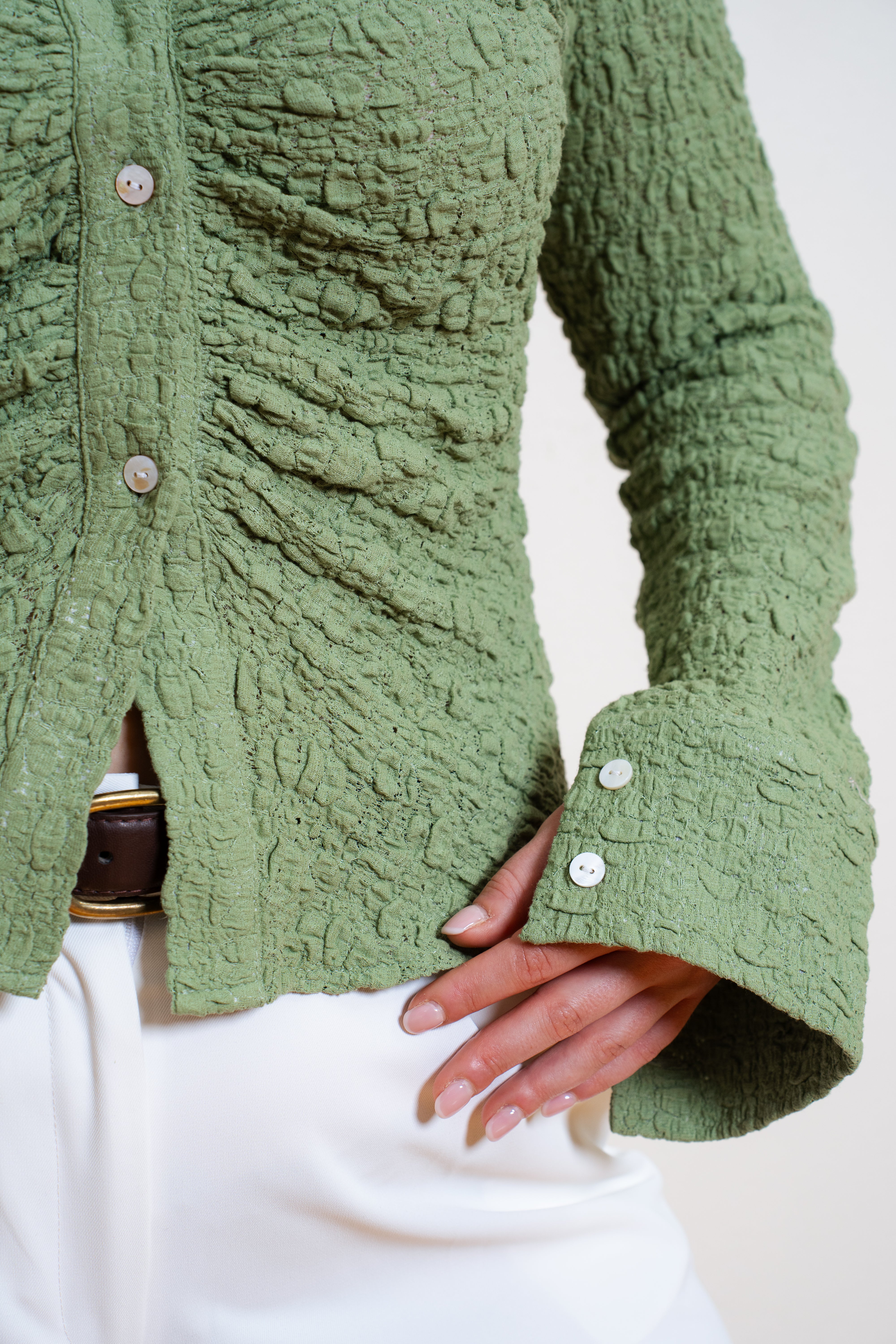 The Sculpted blouse