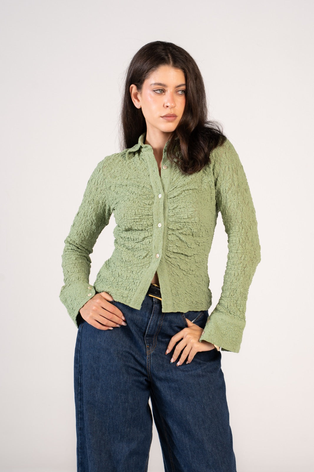 The Sculpted blouse