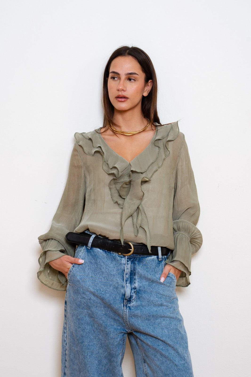 Florette - Ruffled Blouse