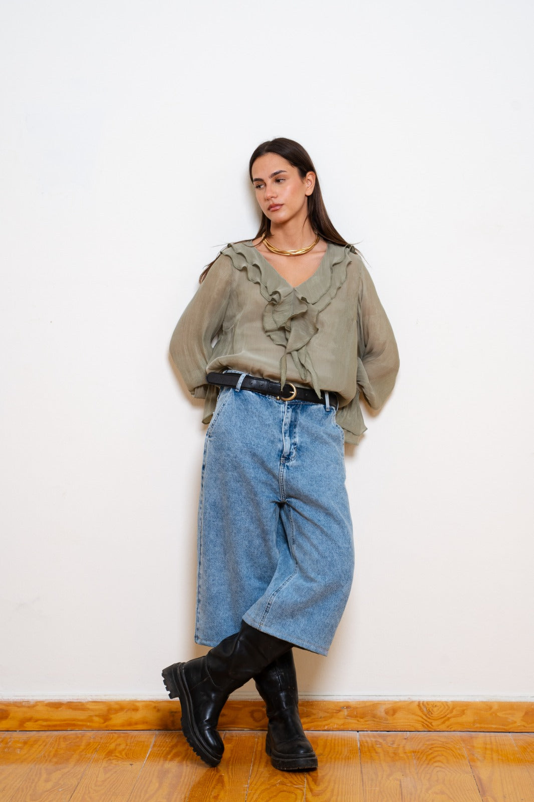 Florette - Ruffled Blouse