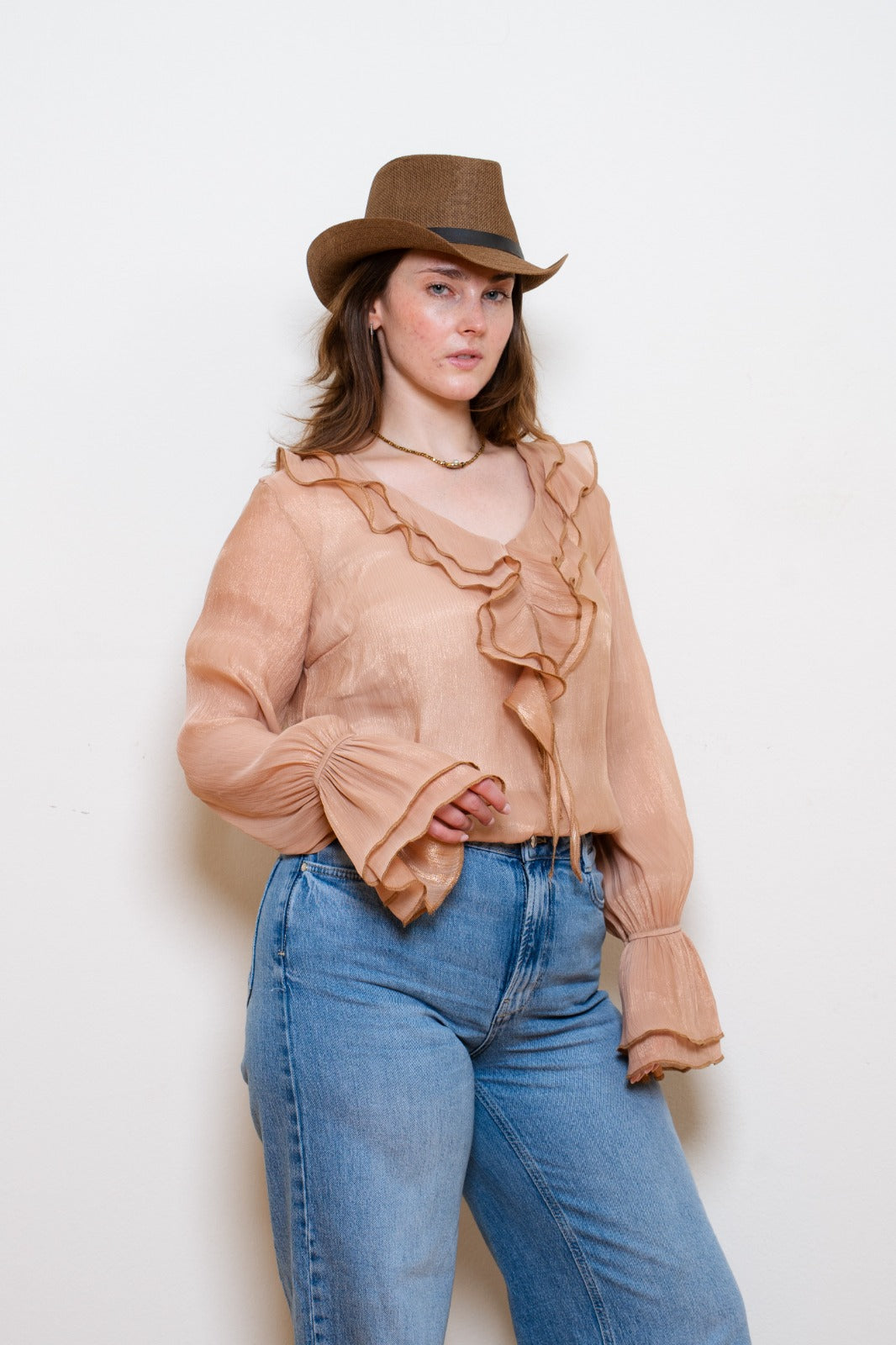 Florette - Ruffled Blouse