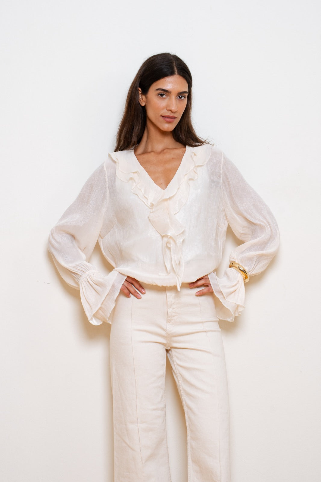 Florette - Ruffled Blouse