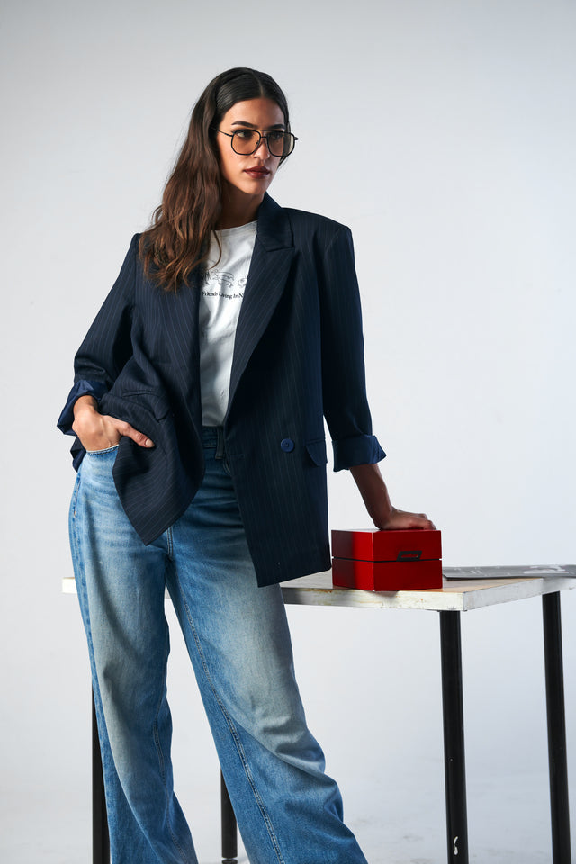 Gabri’s Stripped Blazer