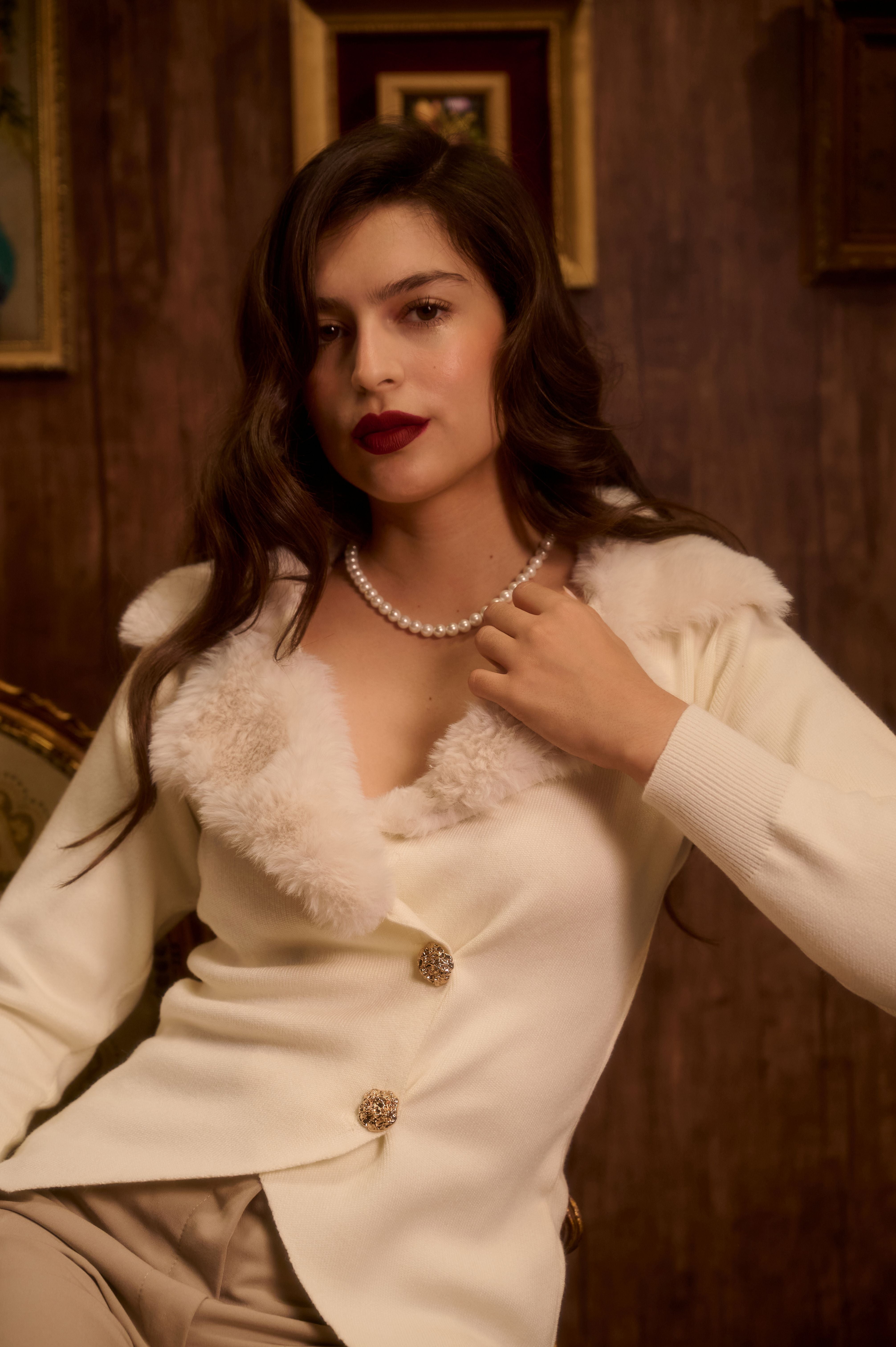 The Knitted Verse Blouse